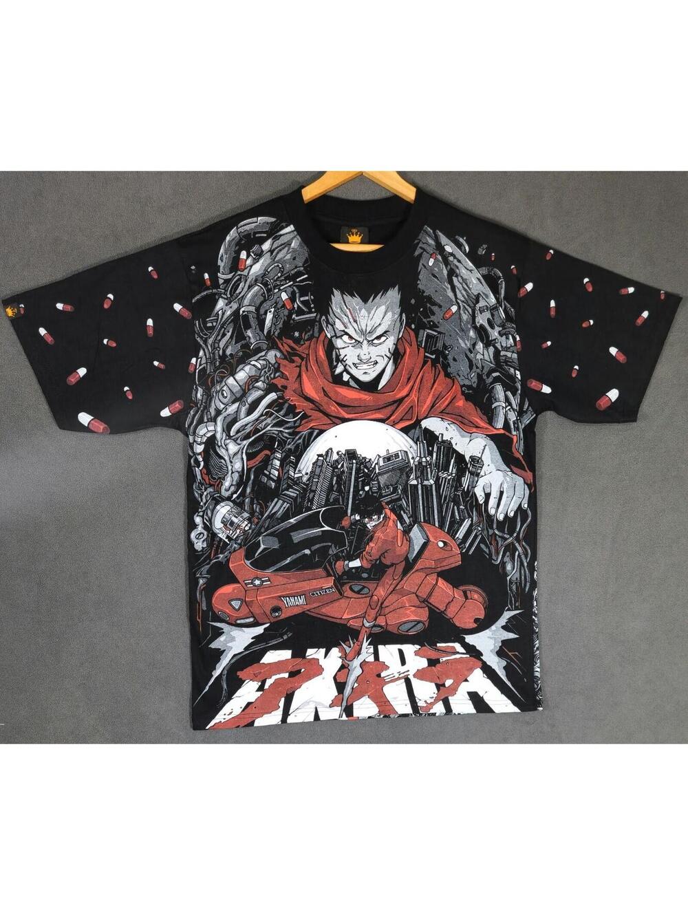 VINTAGE 1988 Anime AKIRA ‘TETSUO AWAKENING’  AOP T-shirt XL